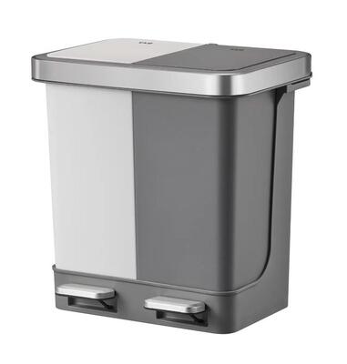 Duo Step 10+10L White/Grey EKO Hana Recycle